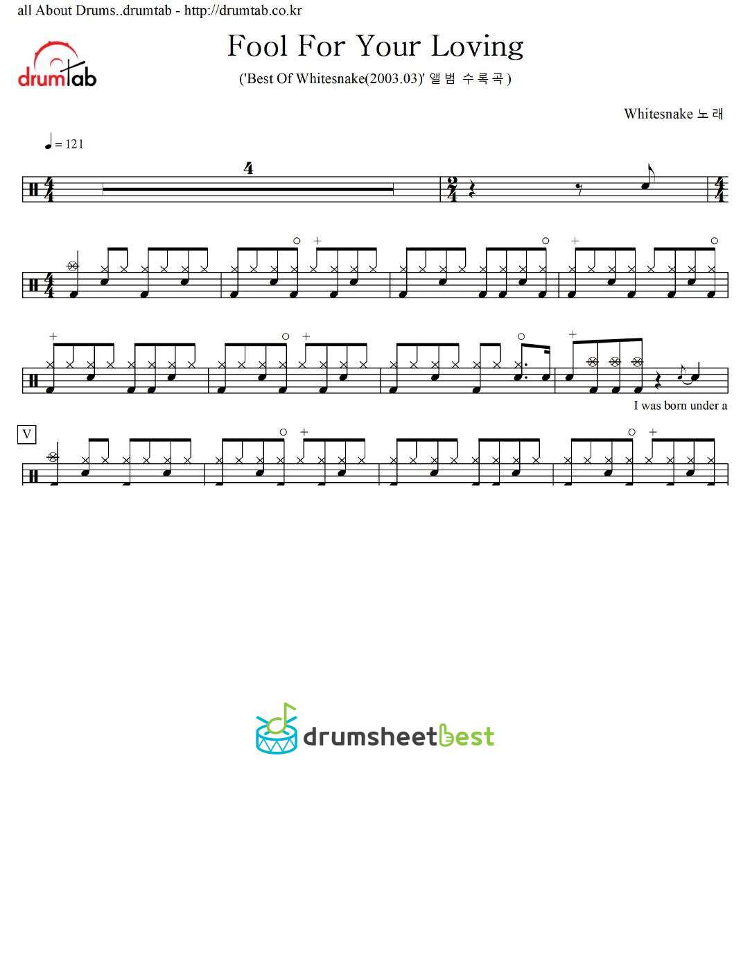 Fool For Your Loving preview page 1