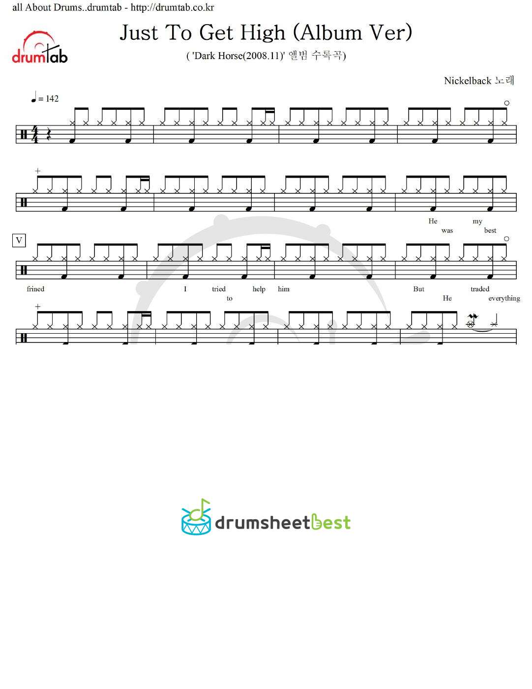 Just To Get High (Album Ver) preview page 1