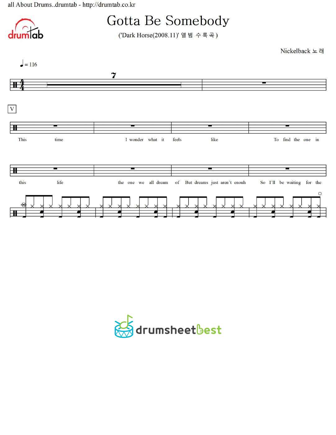 Gotta Be Somebody preview page 1