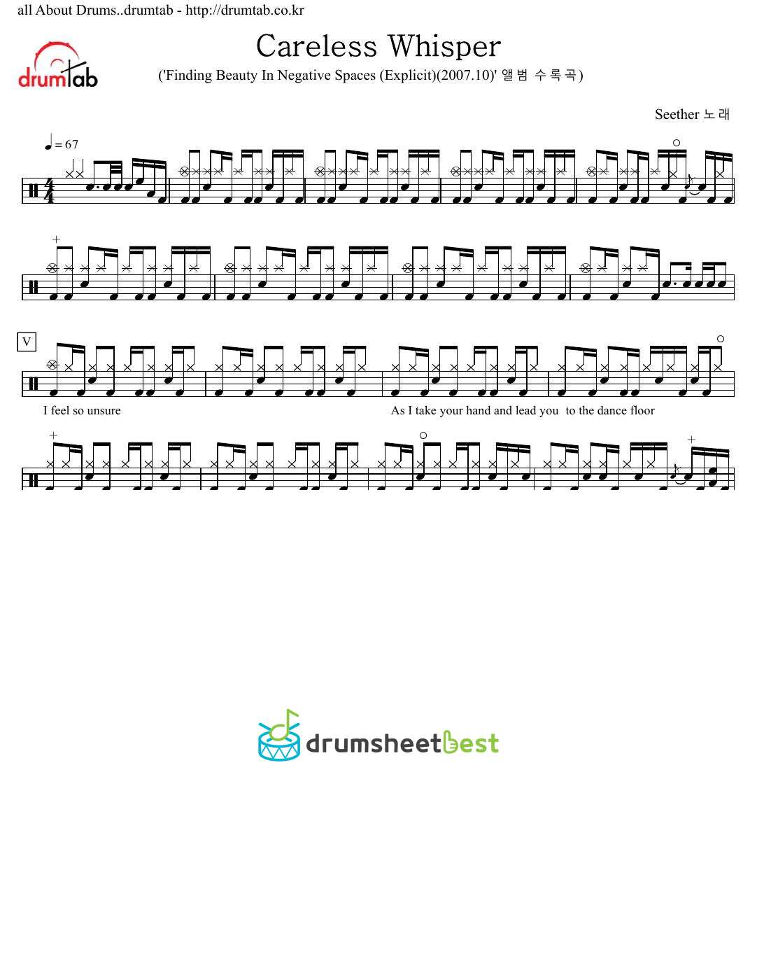 Careless Whisper preview page 1