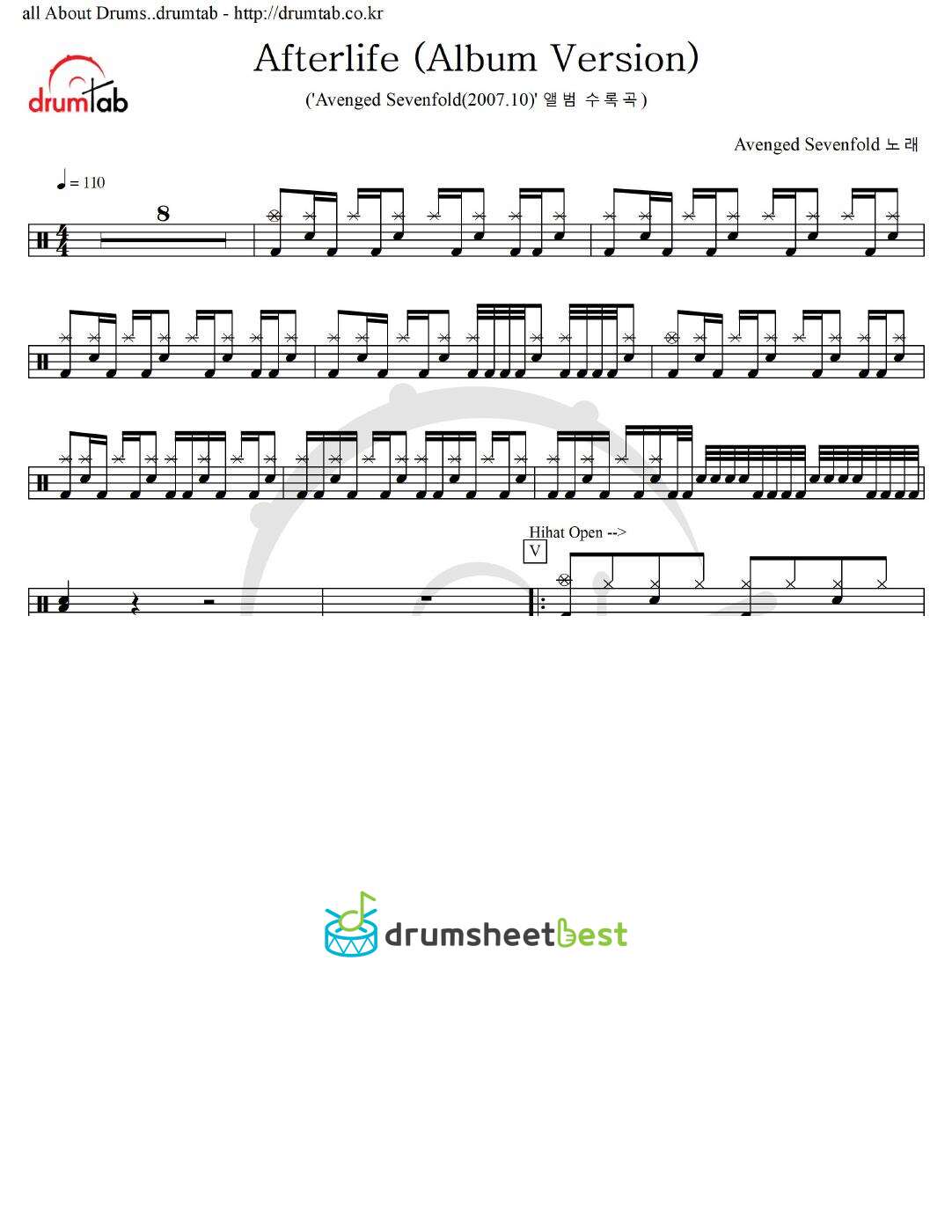 Afterlife (Album Version) preview page 1