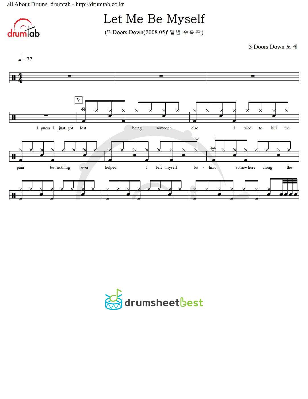 Let Me Be Myself preview page 1