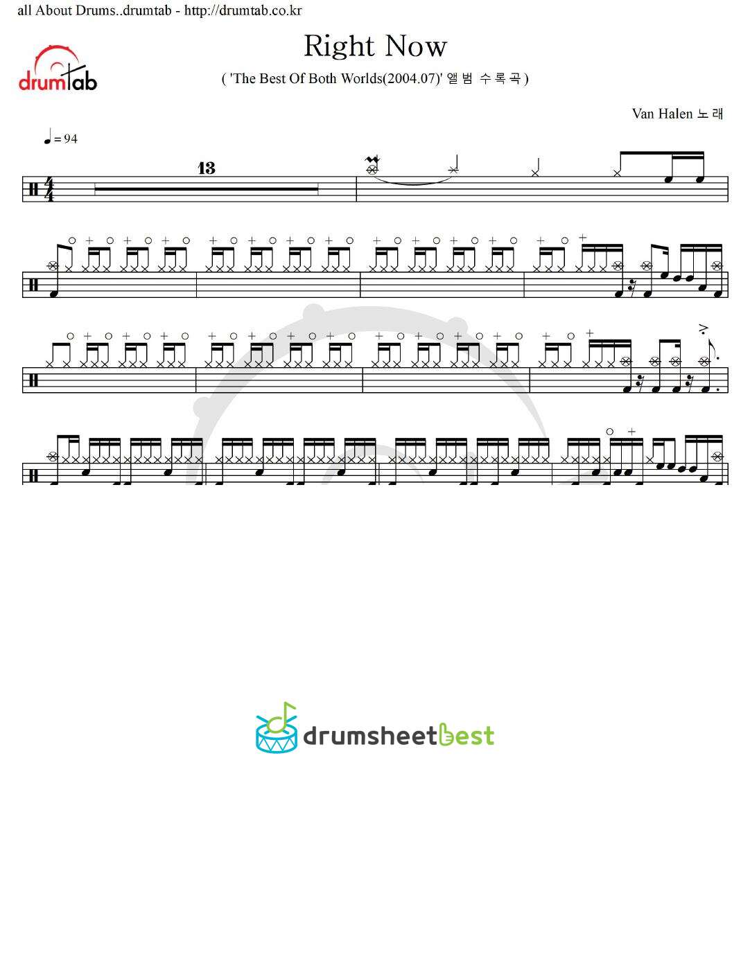 Right Now preview page 1