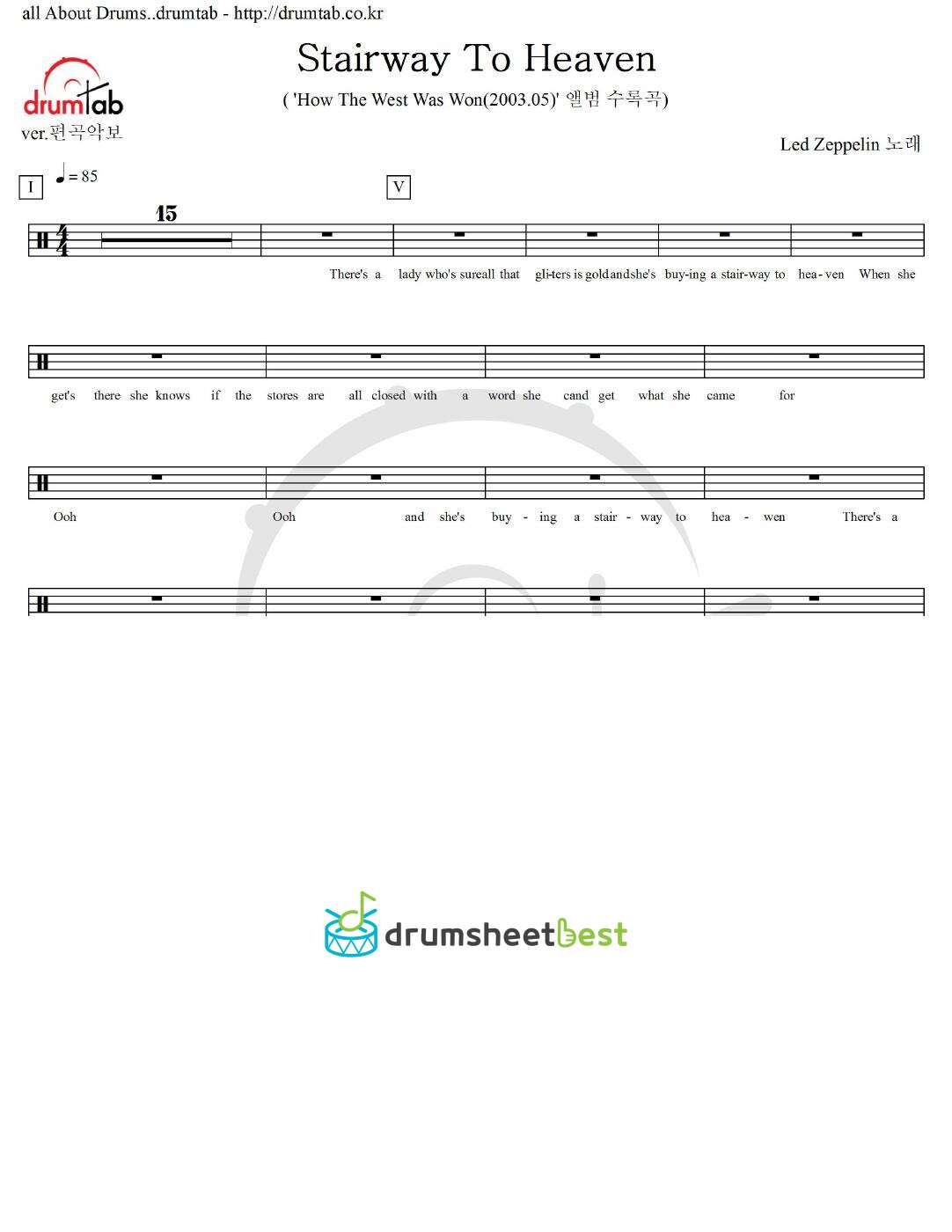 Stairway To Heaven(Live) preview page 1