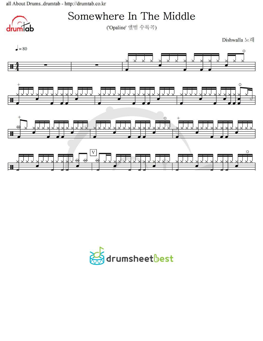 Somewhere In The Middle preview page 1