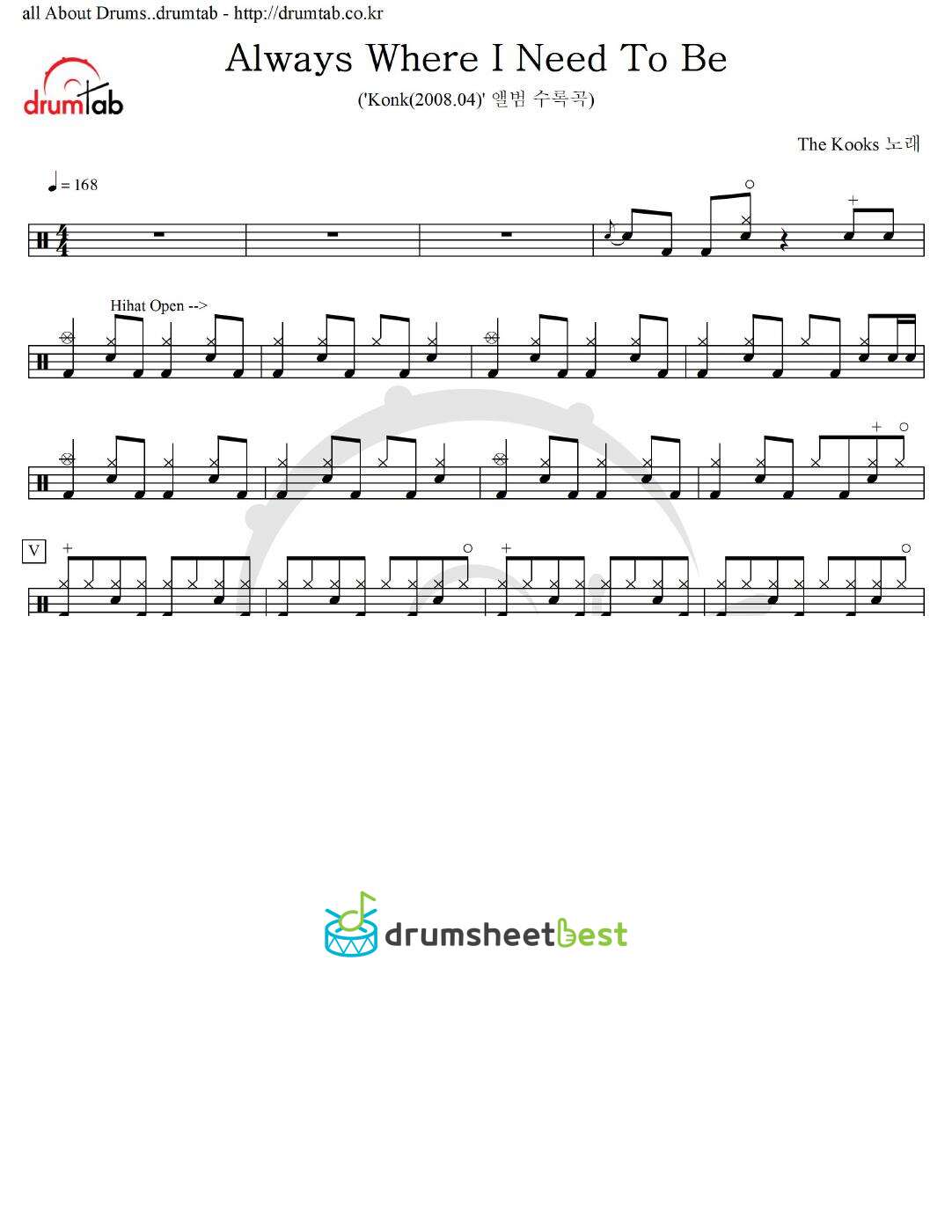 Always Where I Need To Be preview page 1