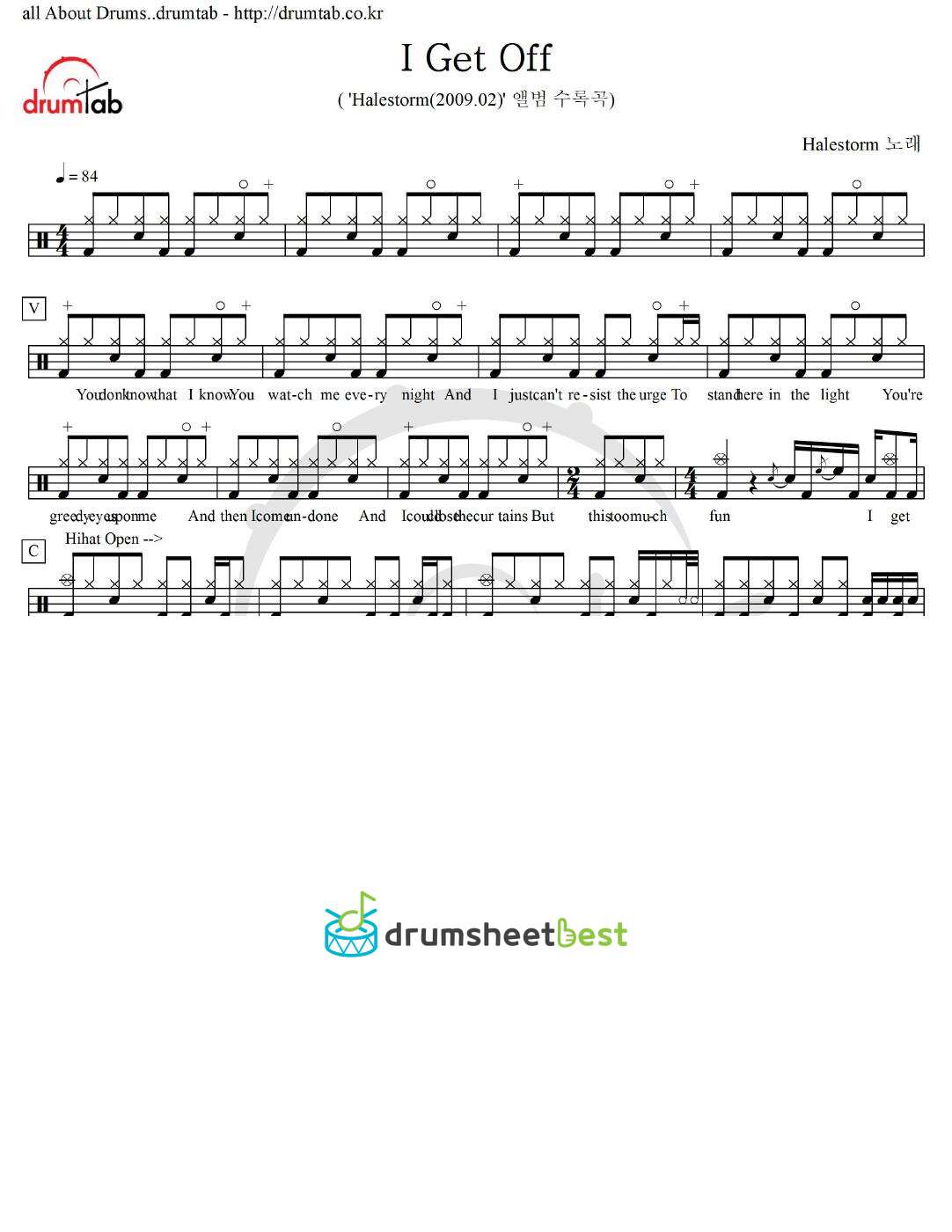 I Get Off preview page 1