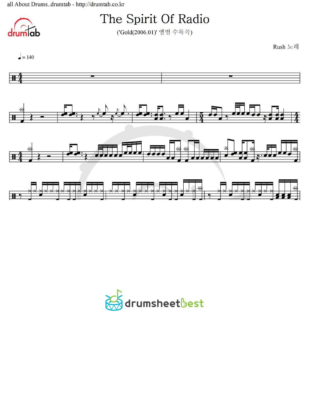 The Spirit Of Radio preview page 1