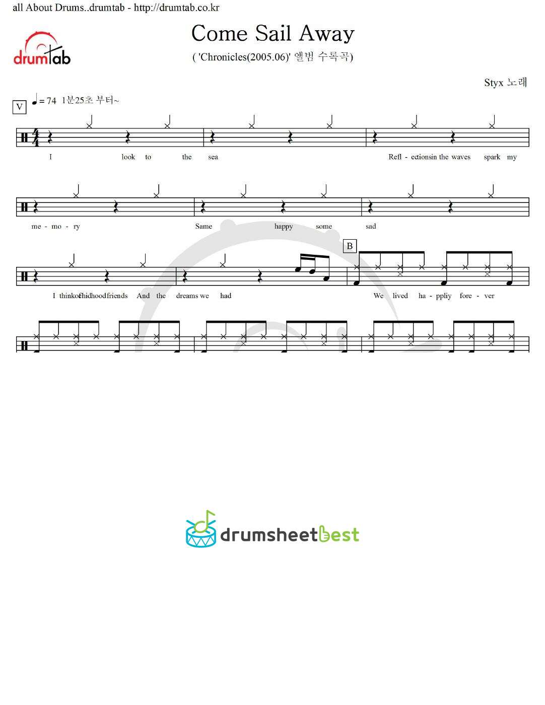 Come Sail Away preview page 1