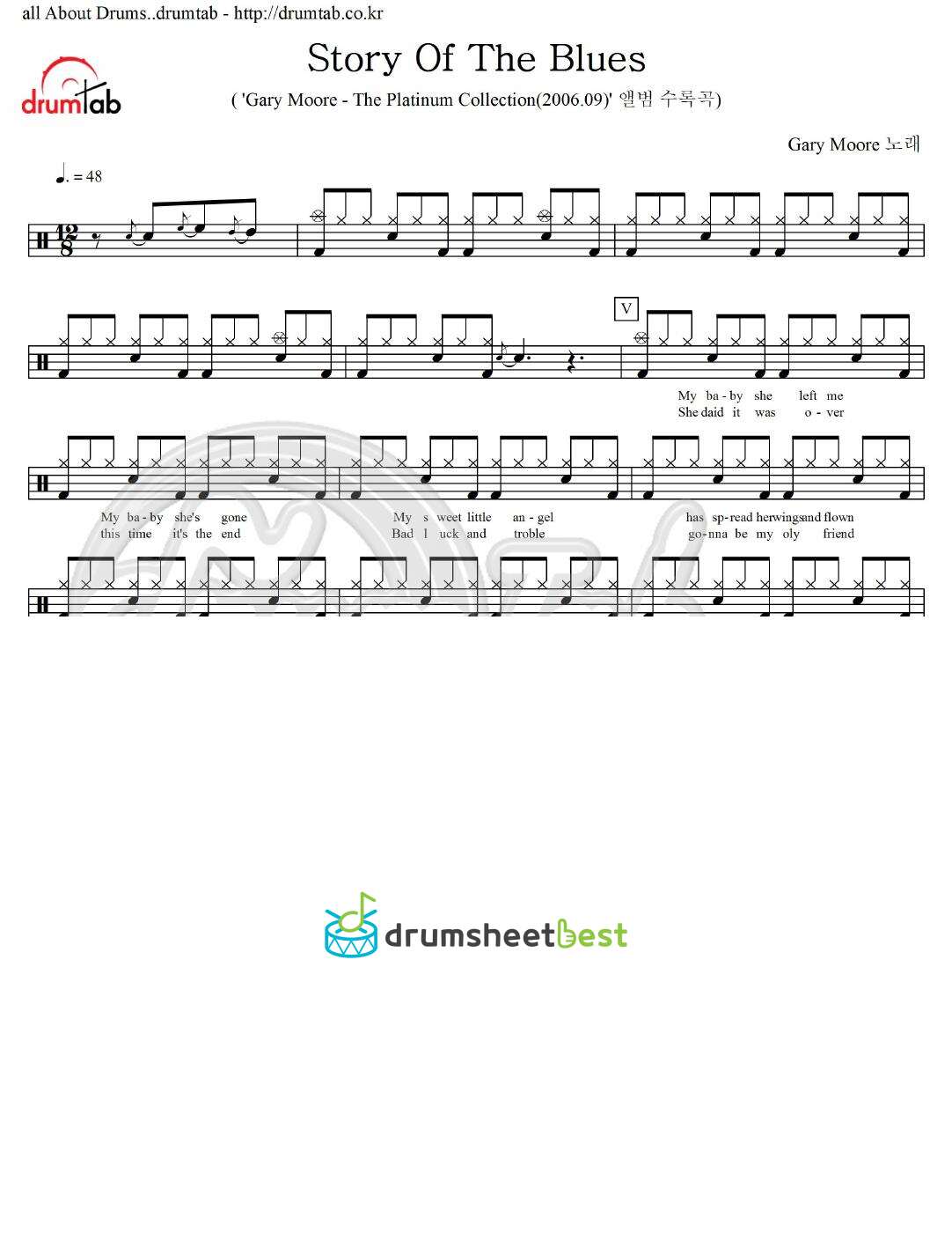 Story Of The Blues-Gary Moore preview page 1