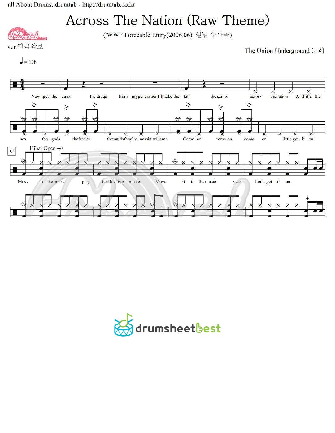 Across The Nation (Raw Theme) preview page 1