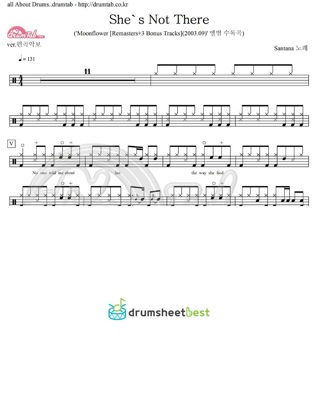 She's Not There preview page 1