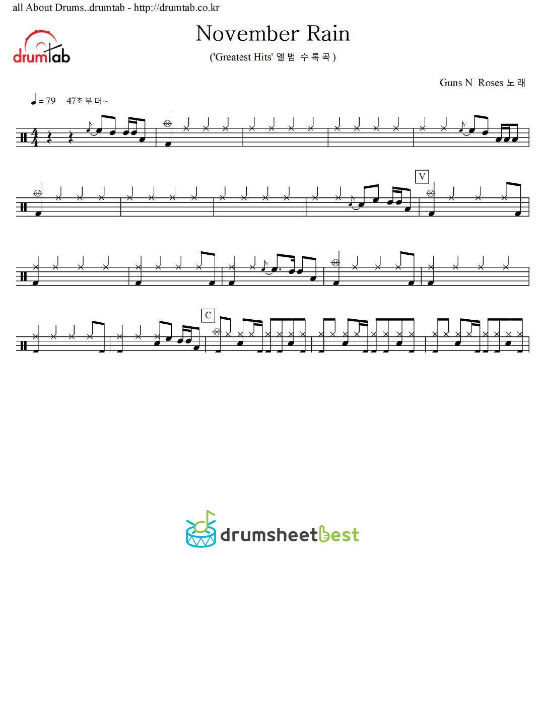 November Rain preview page 1