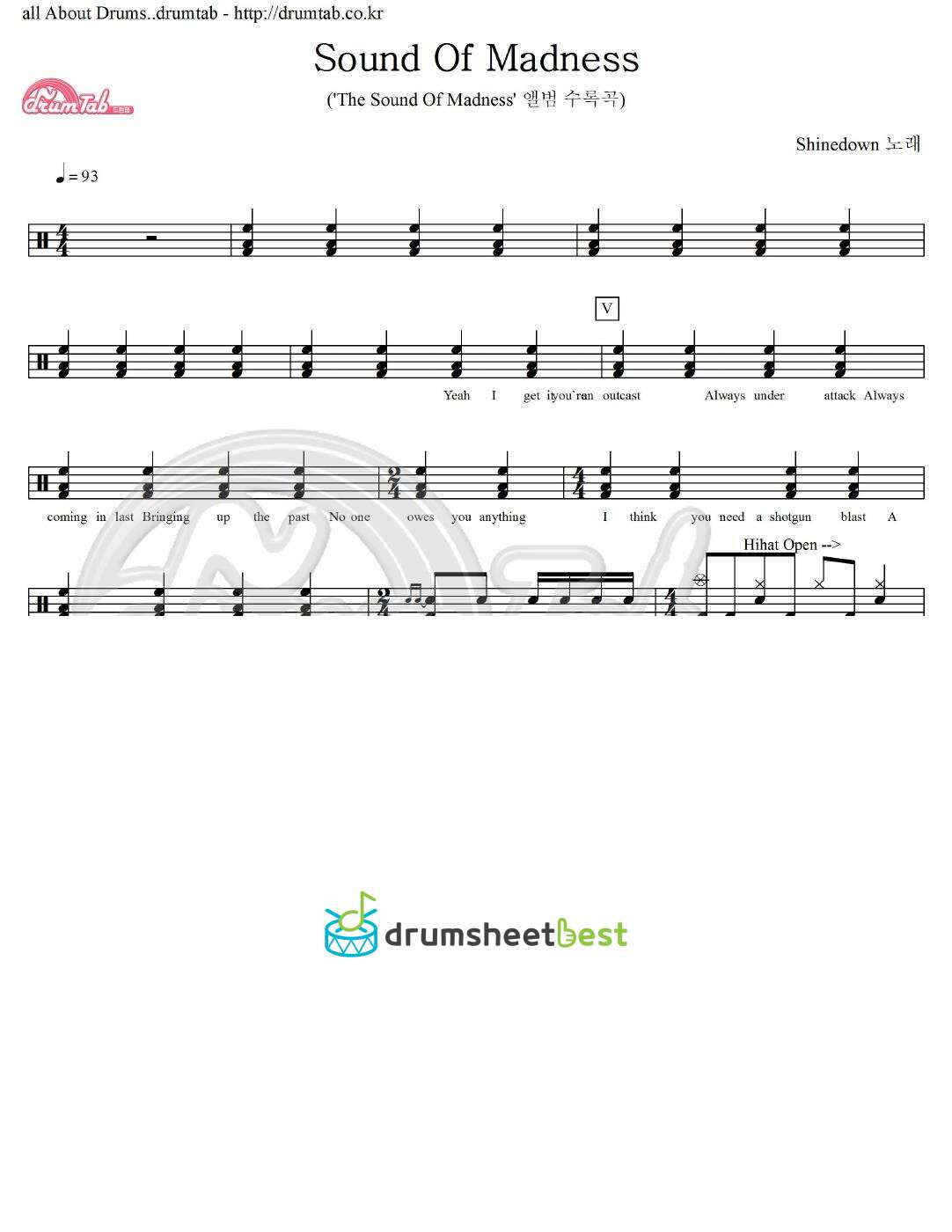 Sound Of Madness preview page 1