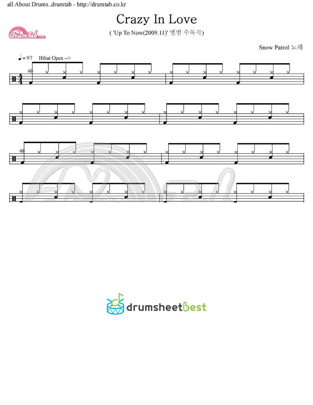 Crazy In Love preview page 1