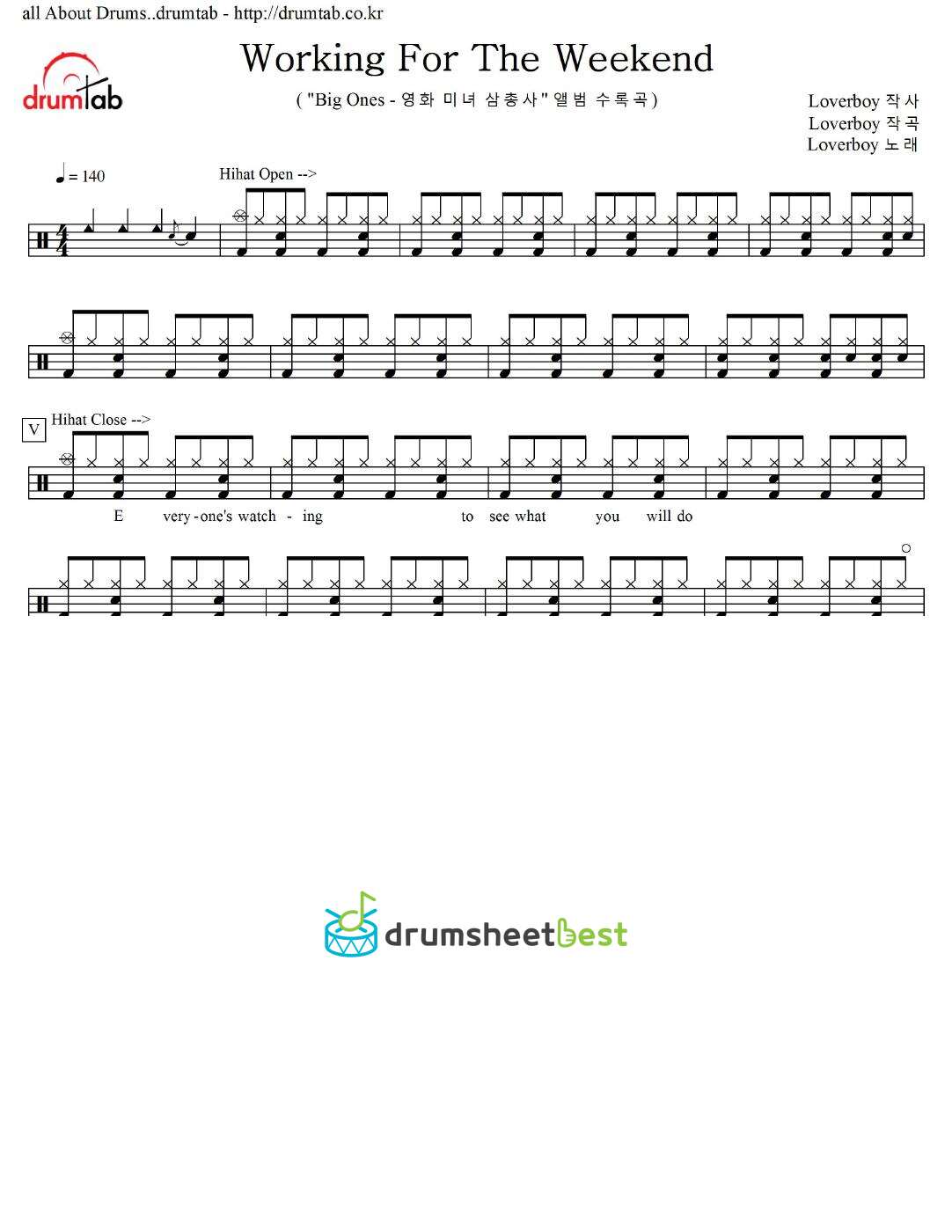 Working For The Weekend preview page 1