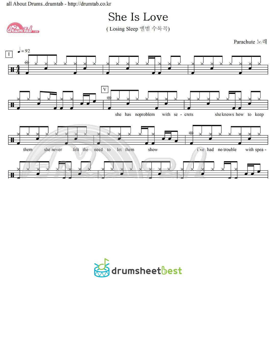 She Is Love(For Liz) preview page 1