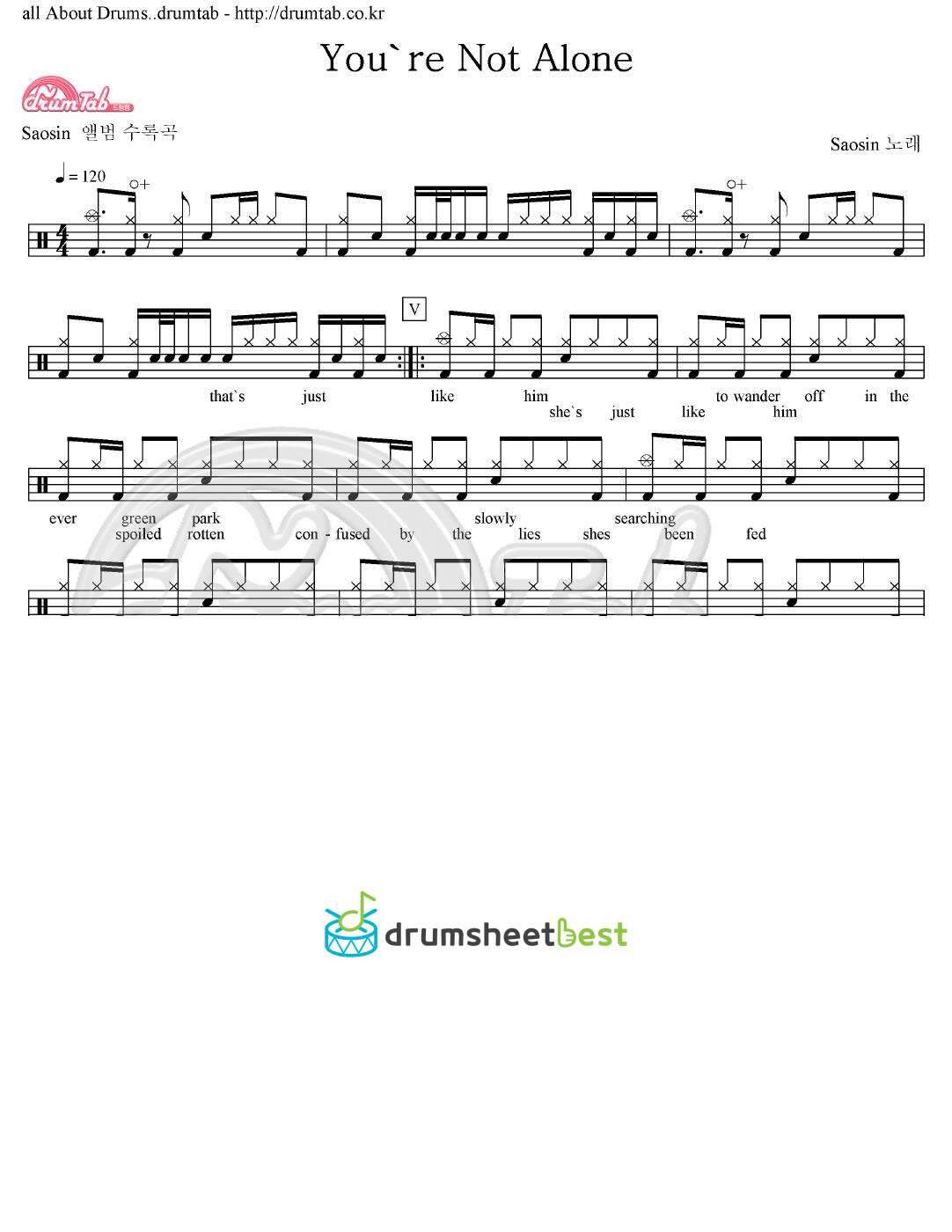 You're Not Alone preview page 1