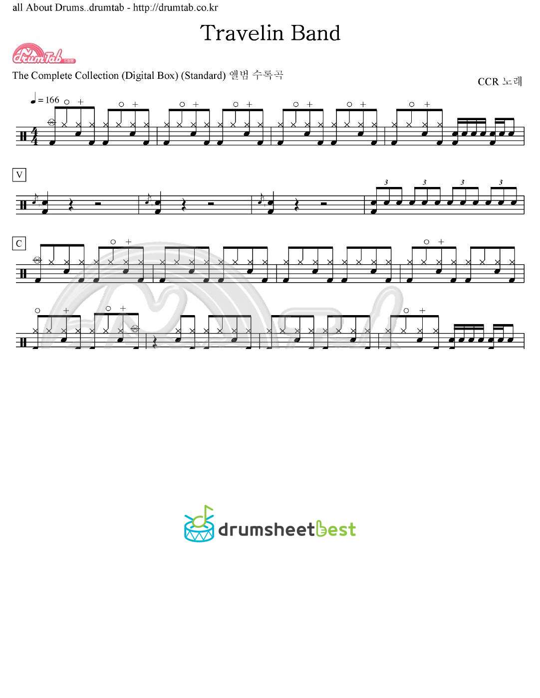 Travelin Band preview page 1