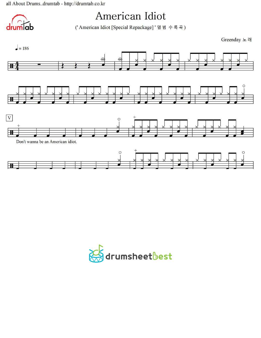 American Idiot preview page 1