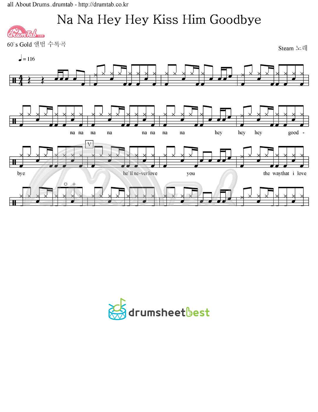 Na Na Hey Hey Kiss Him Goodbye preview page 1