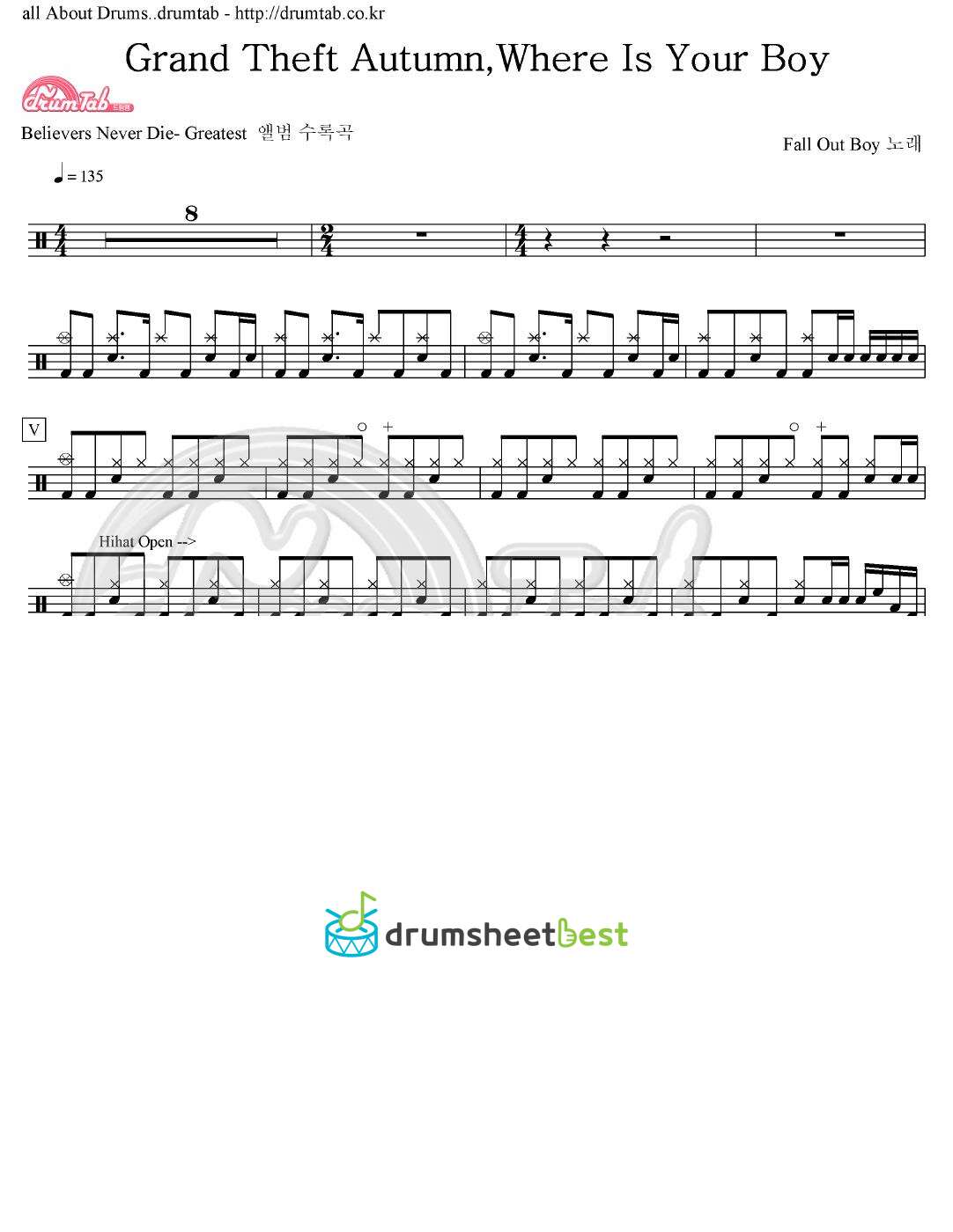 Grand Theft Autumn,Where Is Your Boy preview page 1