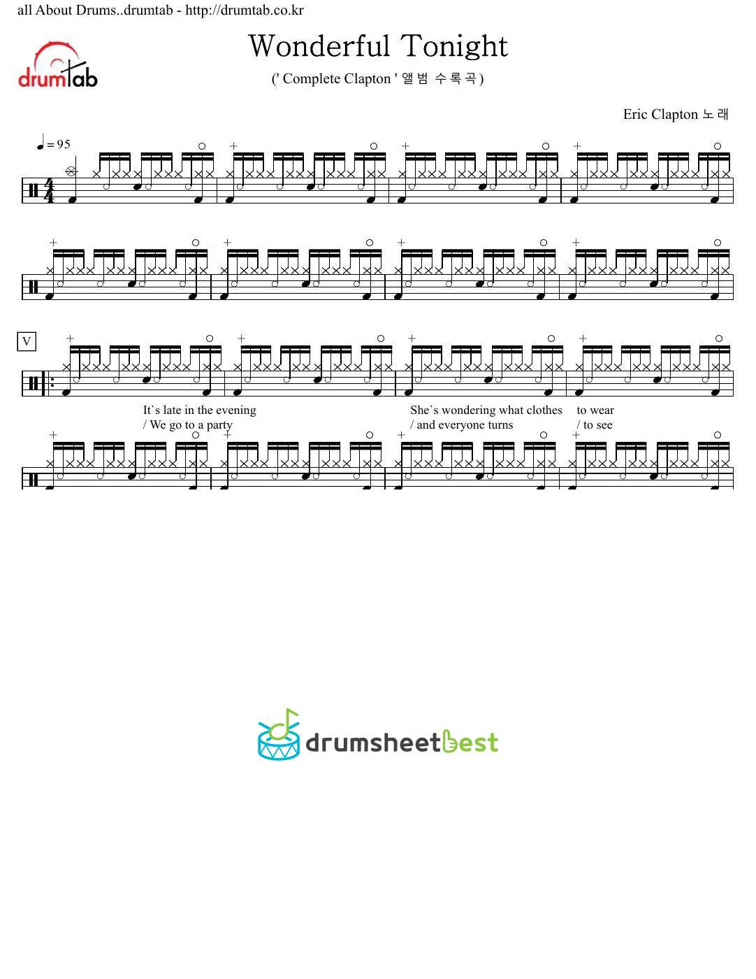 Wonderful Tonight preview page 1