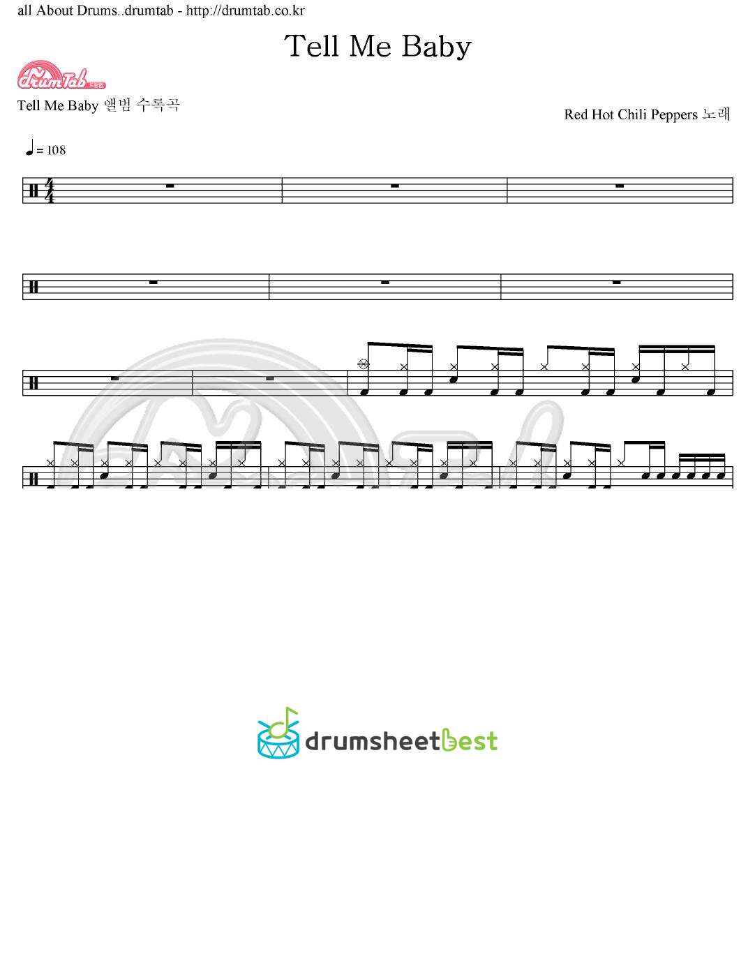 Tell Me Baby preview page 1