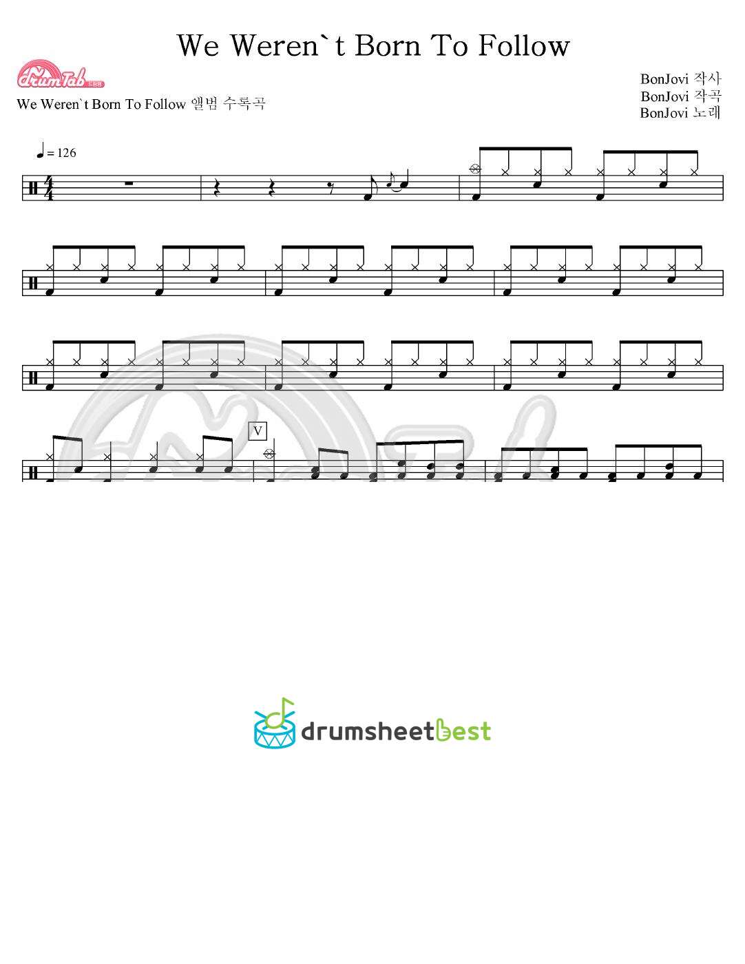 We Weren't Born To Follow preview page 1