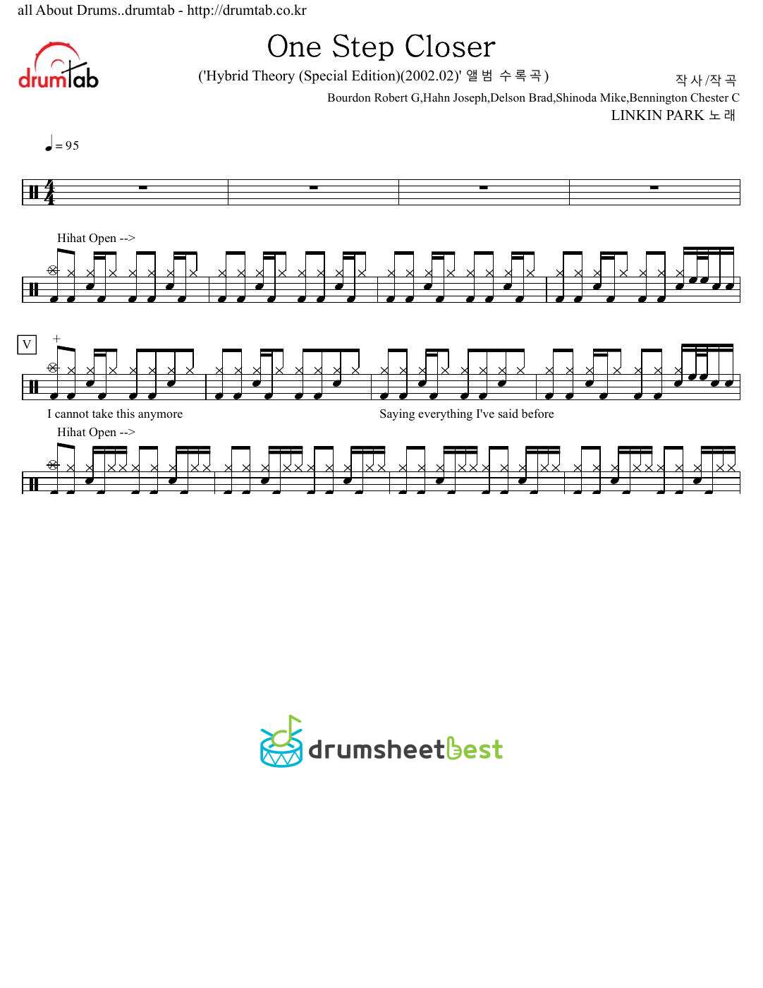 One Step Closer preview page 1