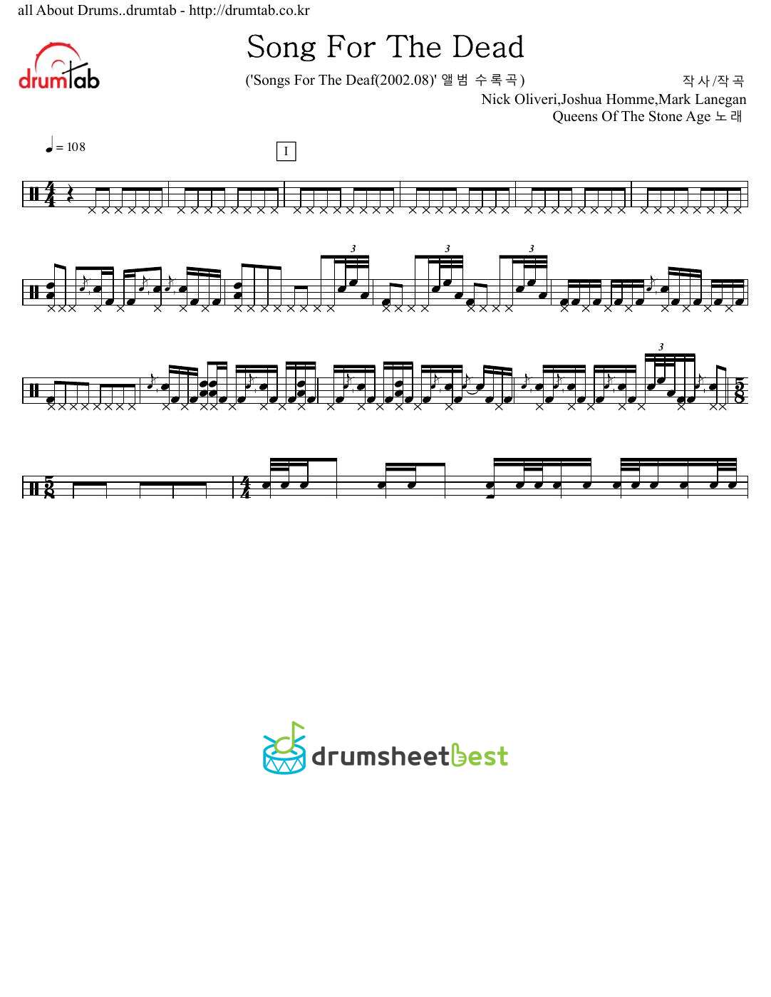 Song For The Dead preview page 1