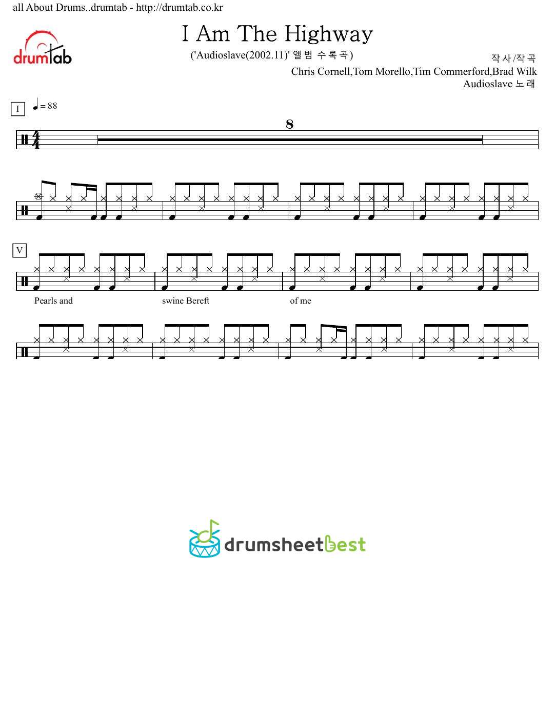 I Am The Highway preview page 1