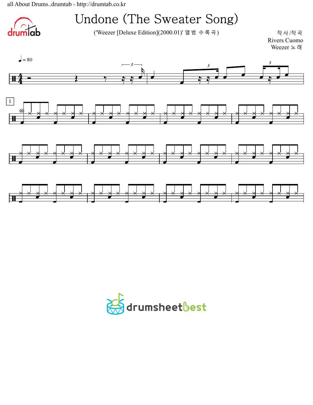 Undone (The Sweater Song) preview page 1