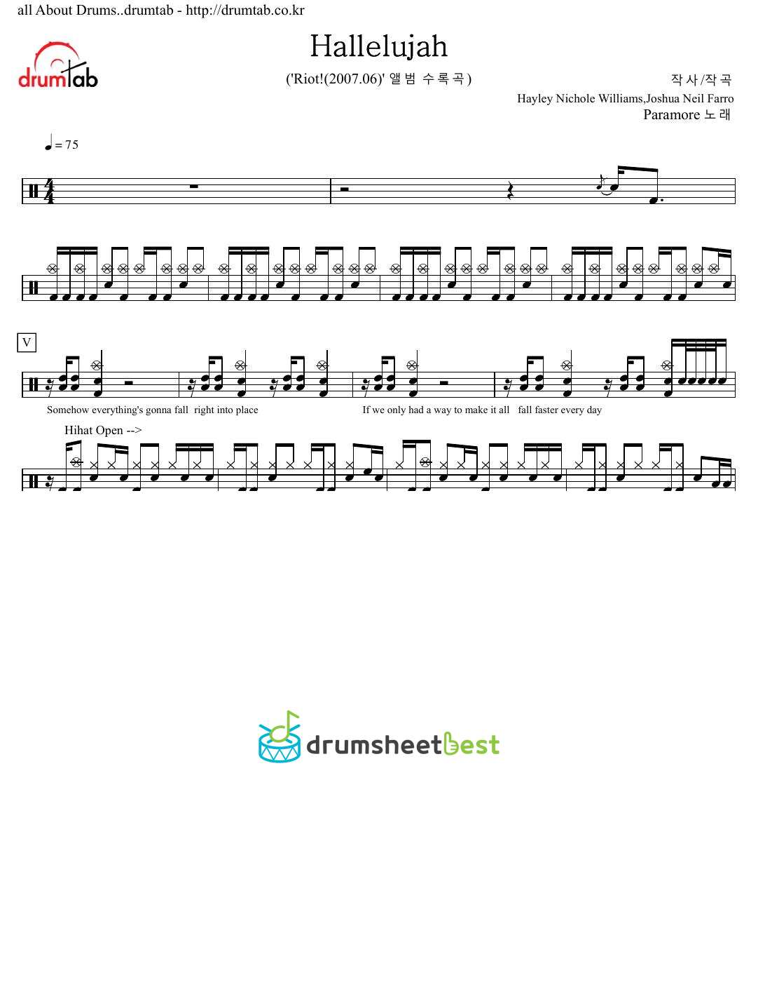 Hallelujah preview page 1