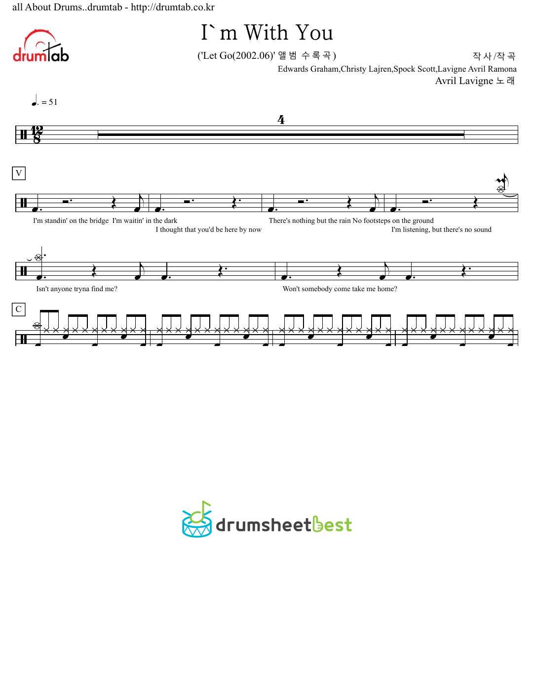 I'm With You preview page 1