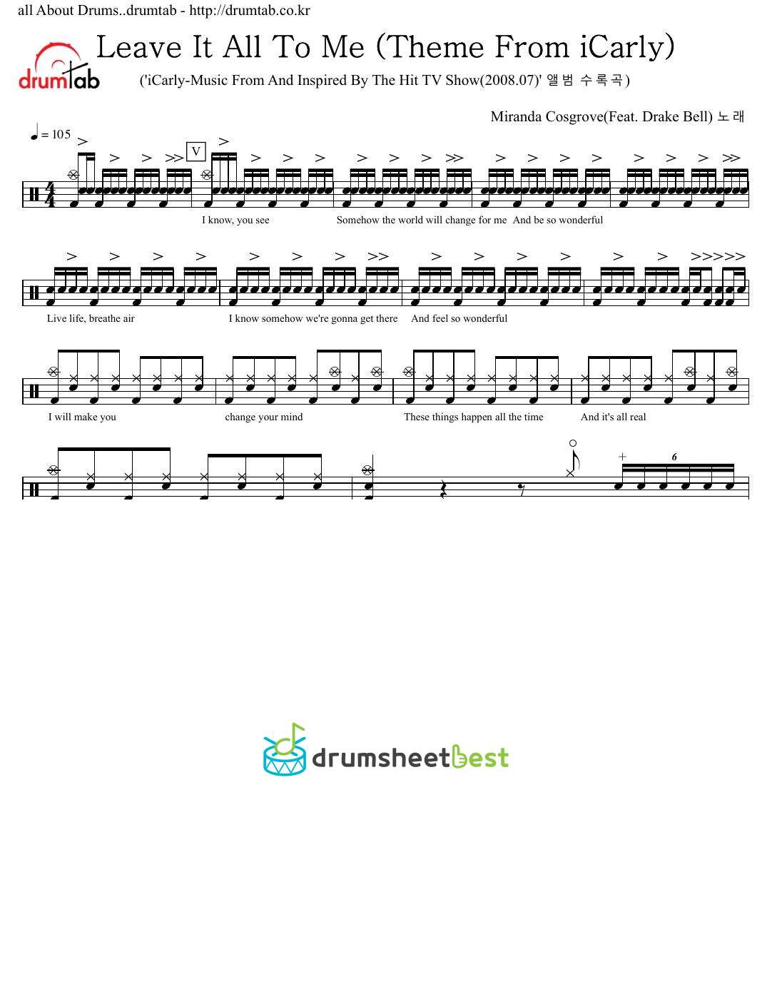 Leave It All To Me (Theme From iCarly) preview page 1