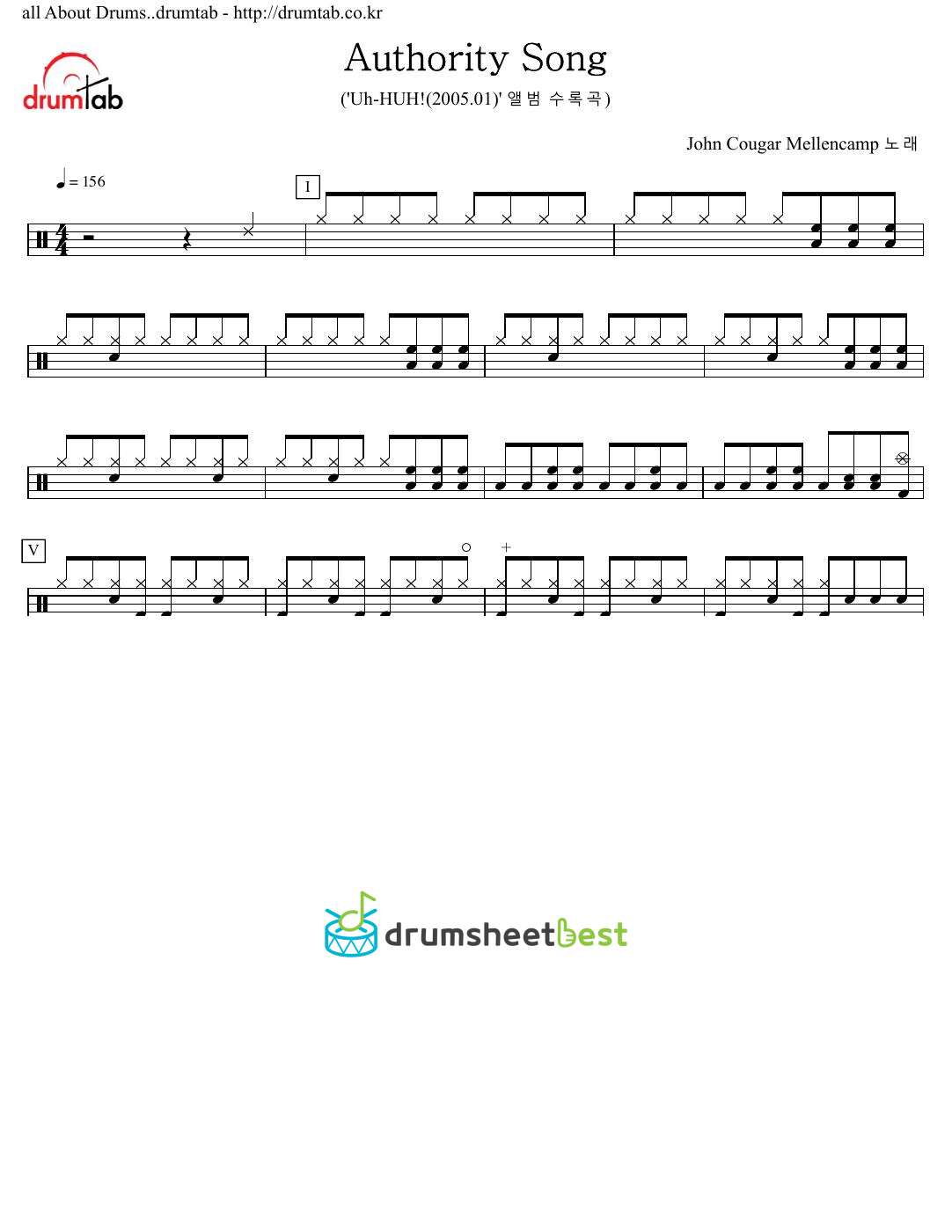 Authority Song preview page 1