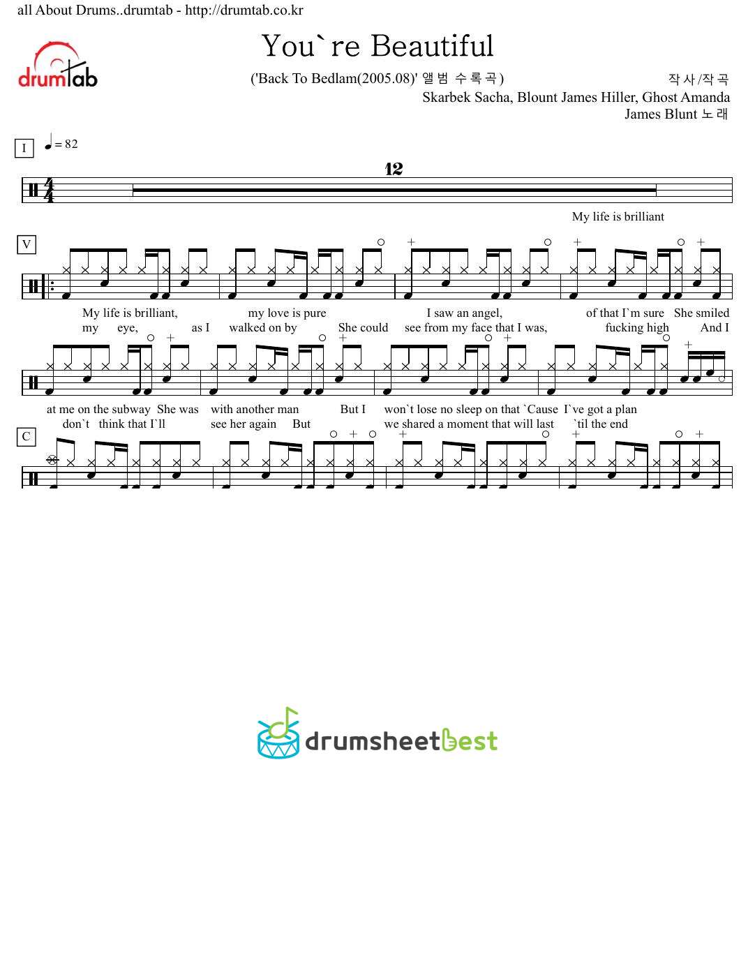 You're Beautiful preview page 1