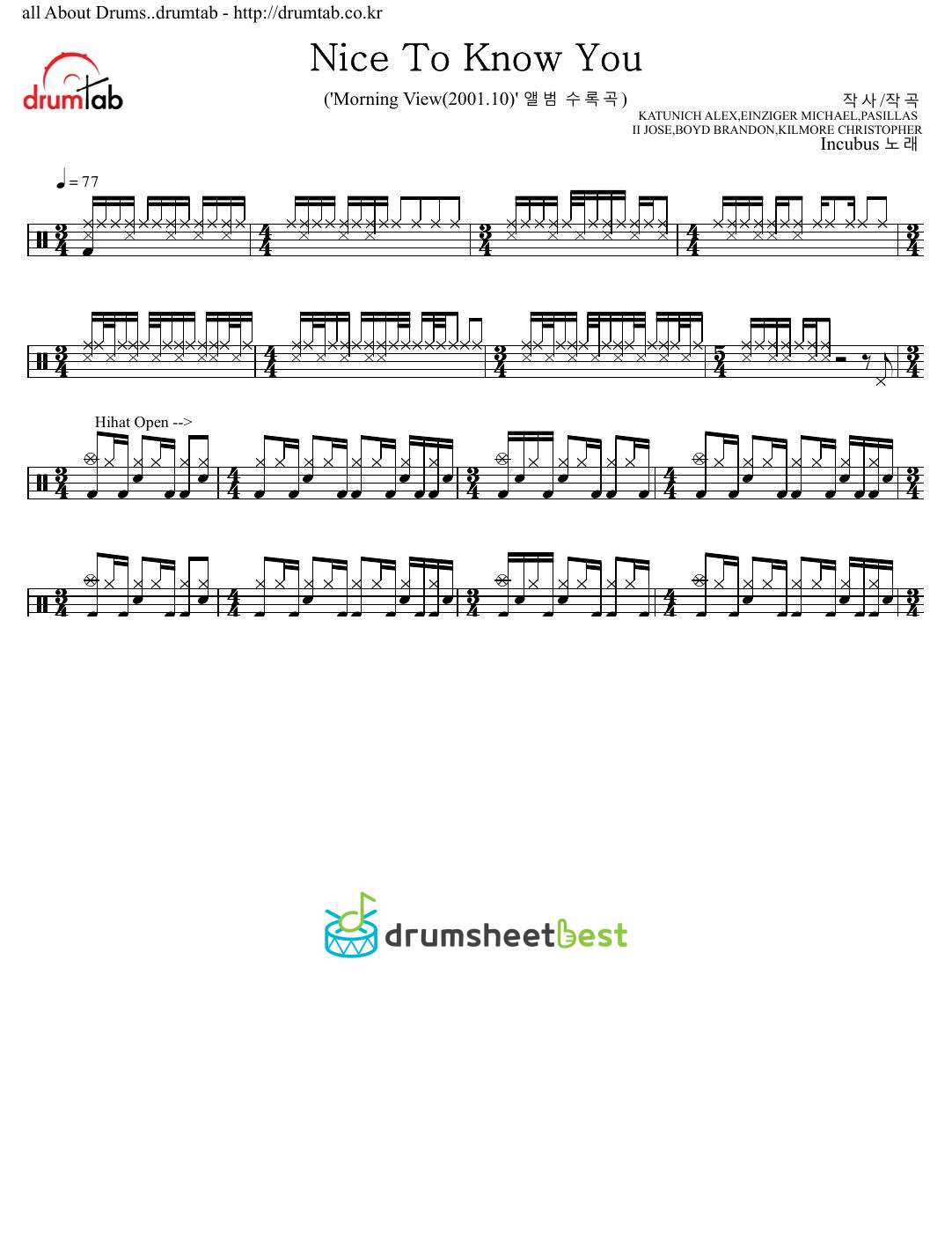 Nice To Know You preview page 1