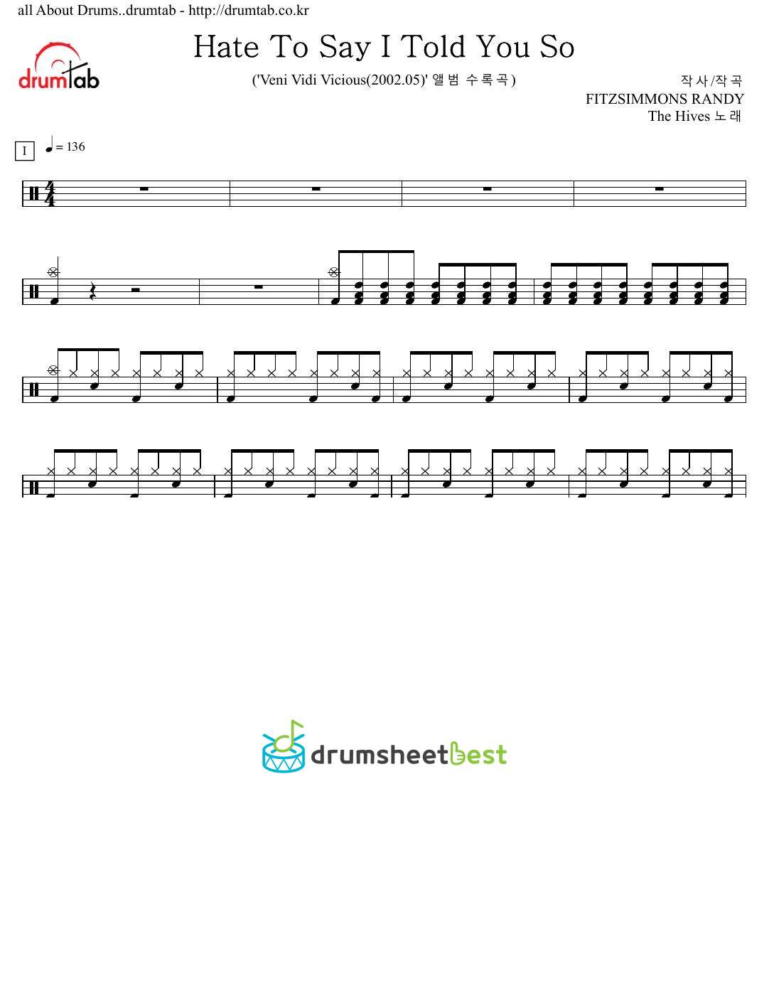 Hate To Say I Told You So preview page 1