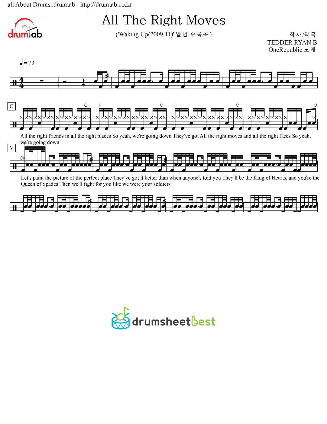 All The Right Moves preview page 1