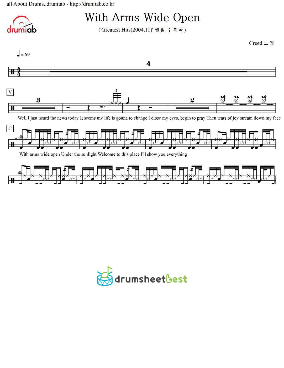 With Arms Wide Open preview page 1