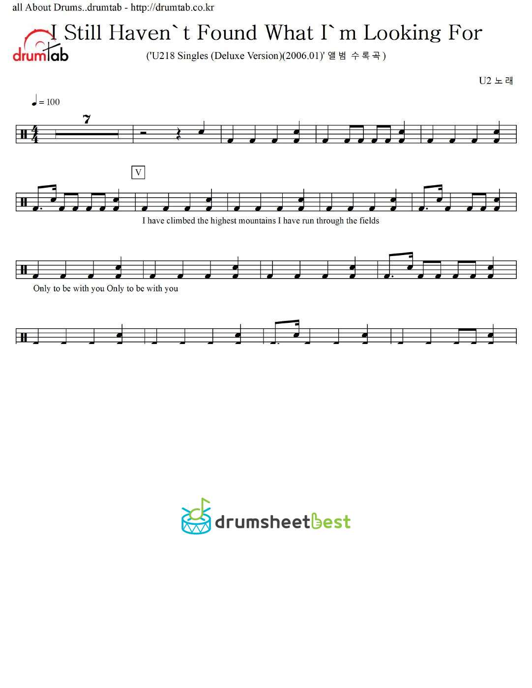 I Still Haven't Found What I'm Looking For preview page 1