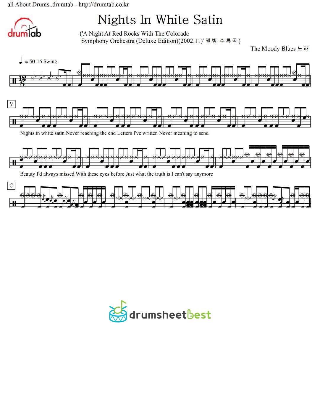 Nights In White Satin preview page 1