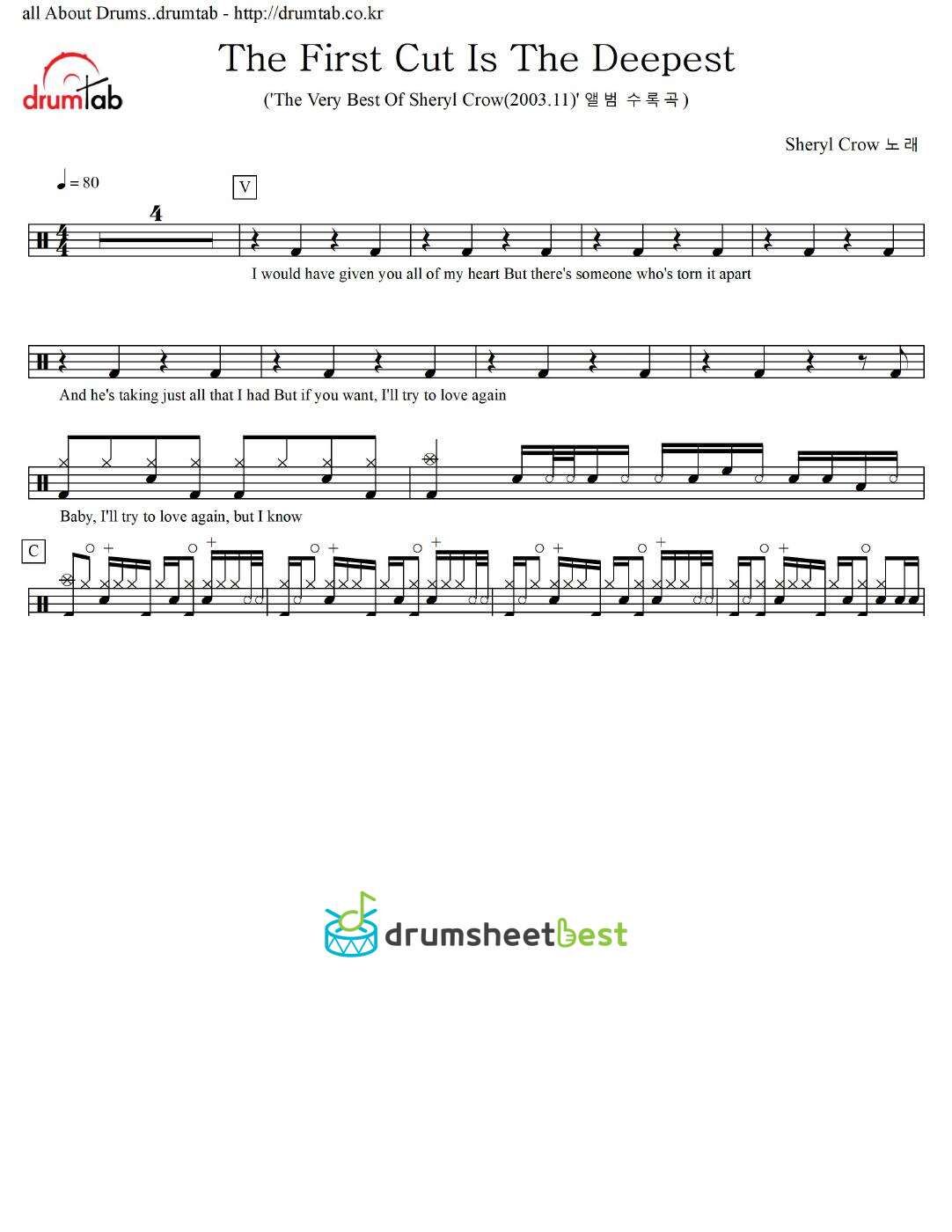 The First Cut Is The Deepest preview page 1