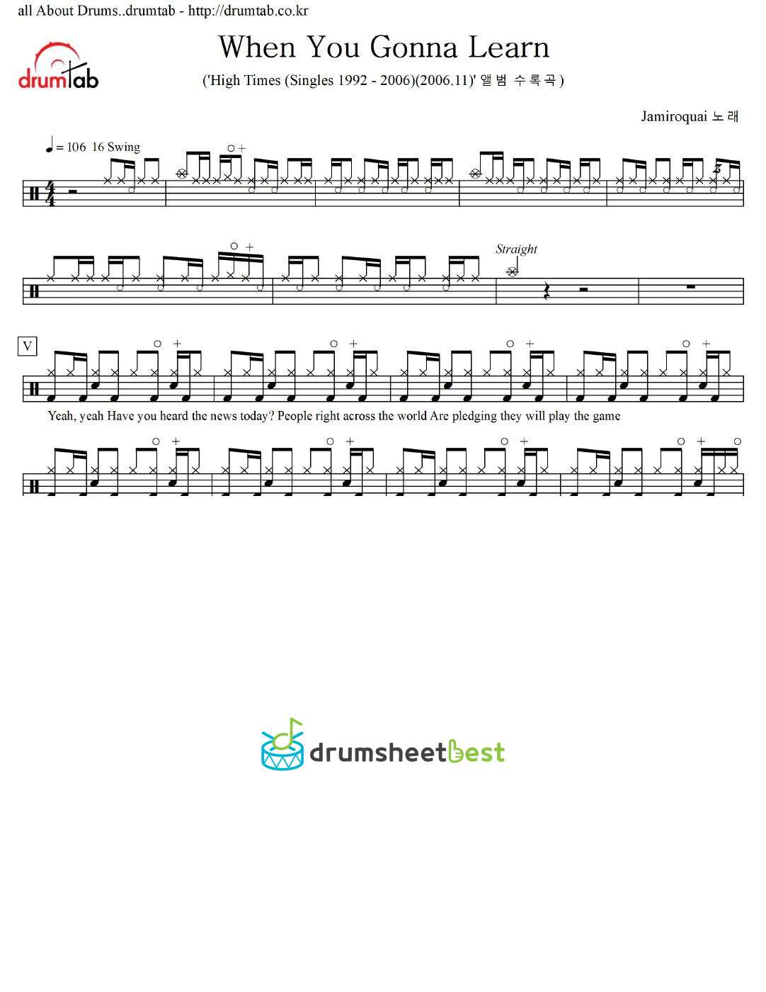 When You Gonna Learn preview page 1