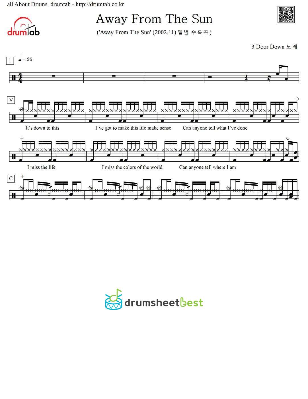 Away From The Sun preview page 1