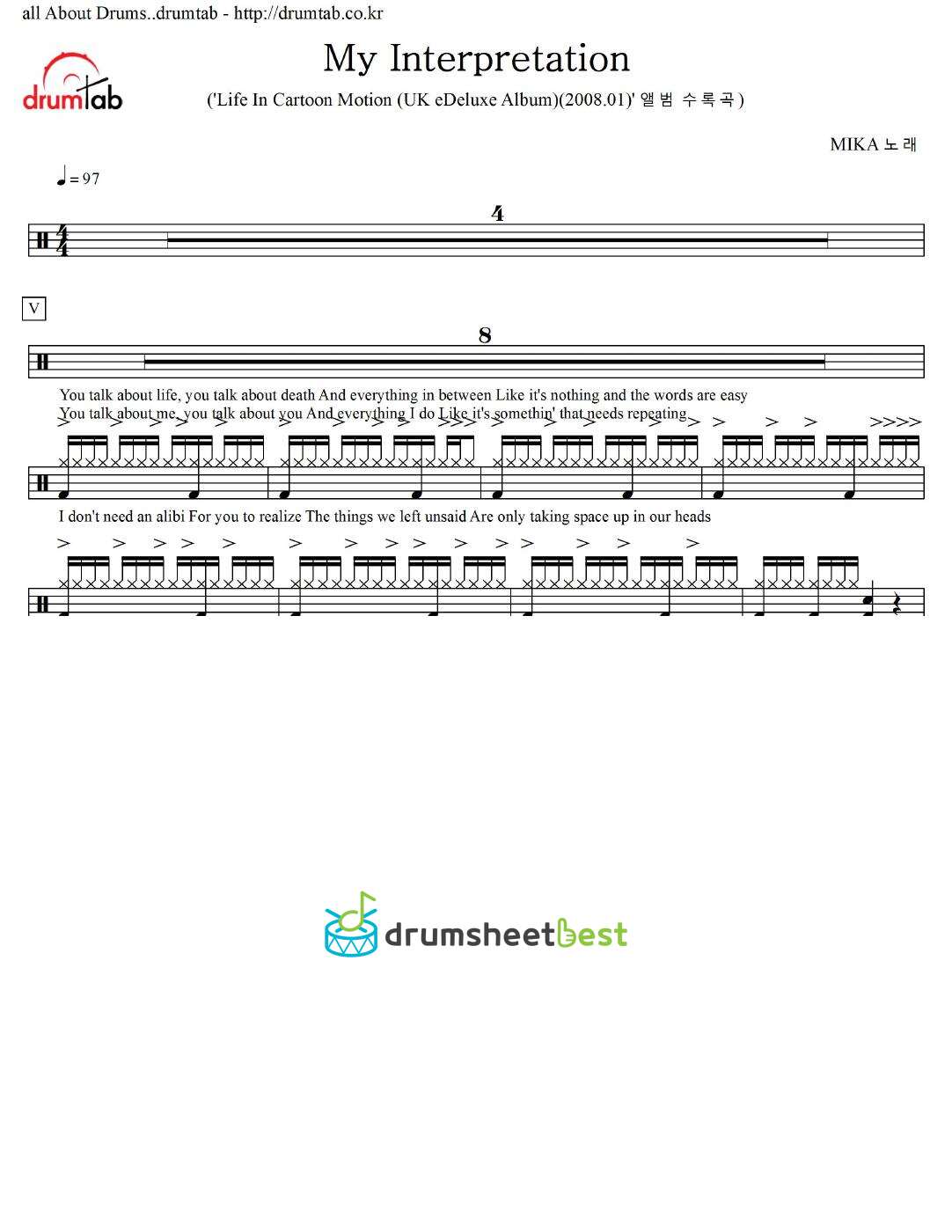 My Interpretation preview page 1