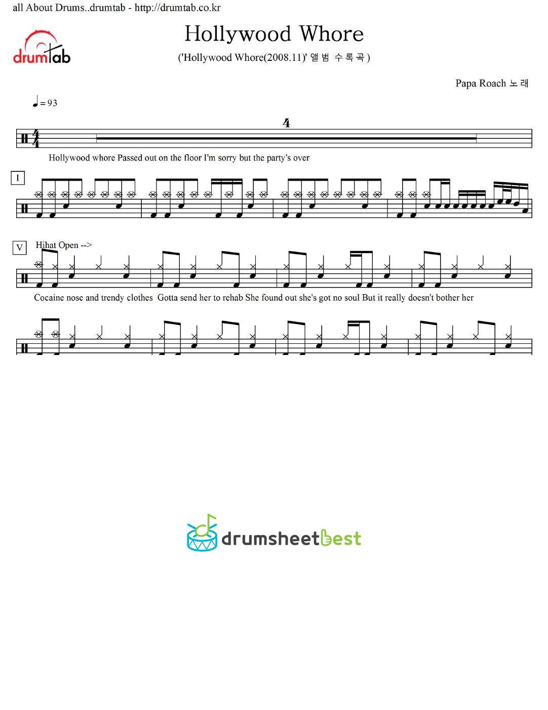 Hollywood Whore preview page 1