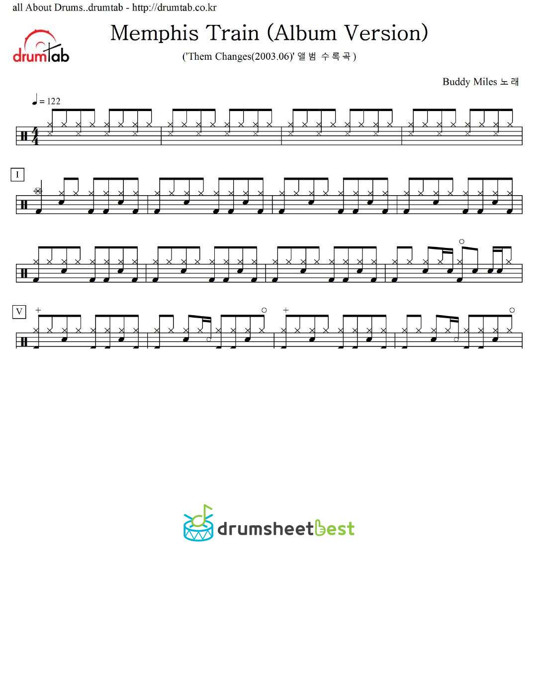 Memphis Train (Album Version) preview page 1